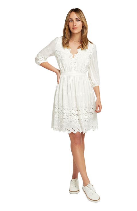 Sweet Talk Eyelet Mini Dress