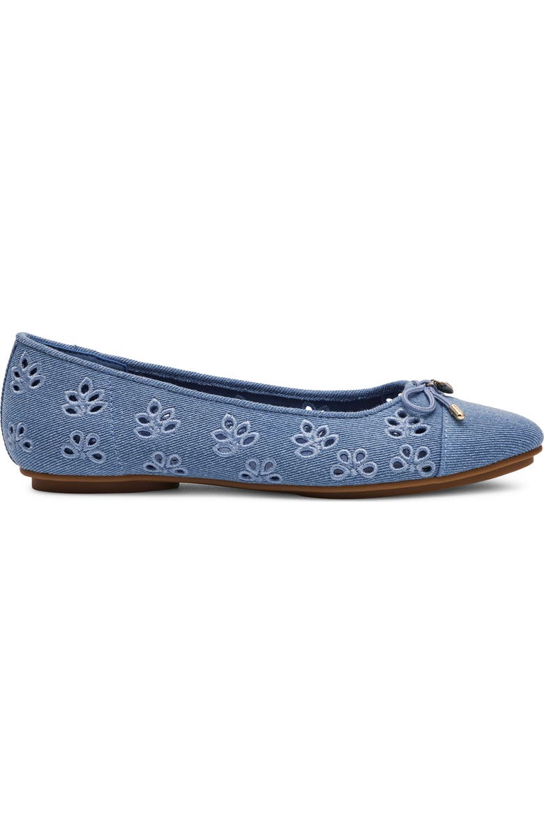 Anne Klein Luci Flat, Alternate, color, Denim