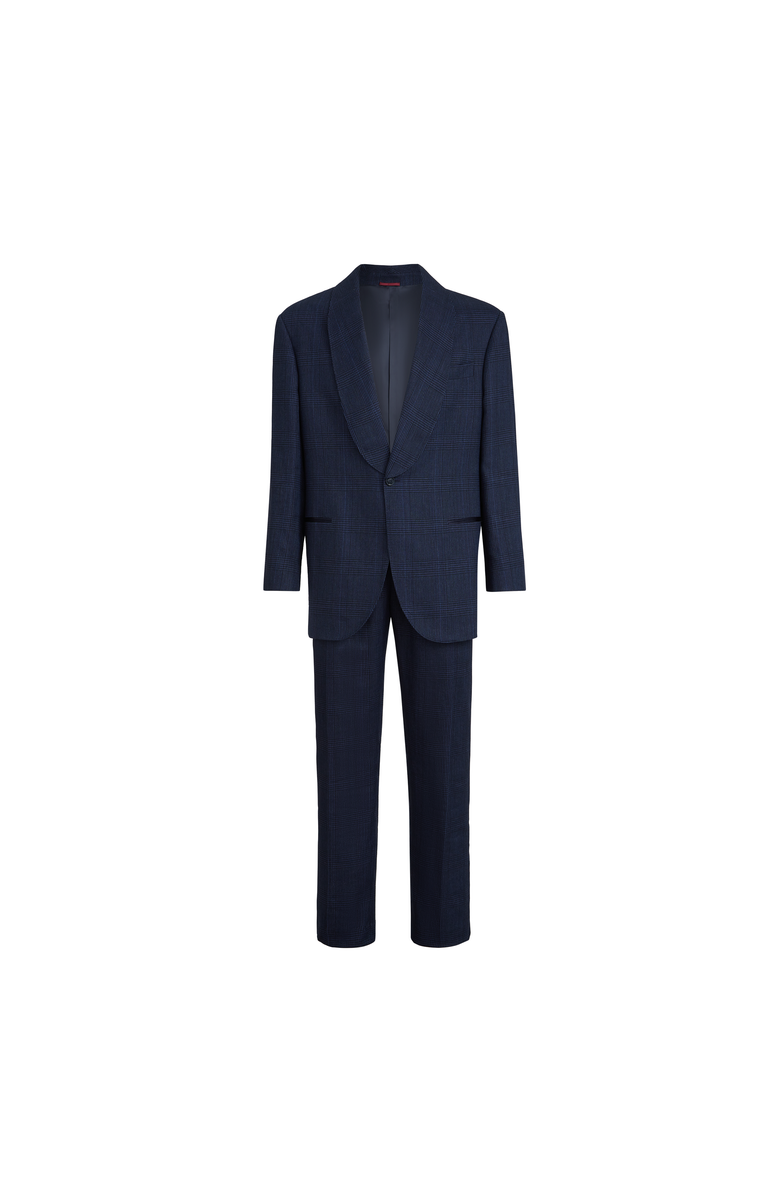 Brunello Cucinelli Tuxedo with shawl lapel, Main, color, Navy Blue