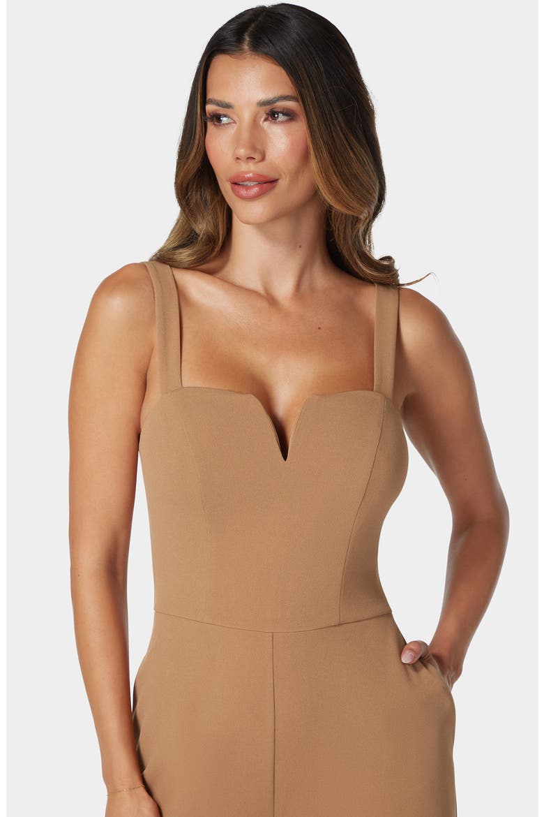 Wide Leg Jumpsuit, Alternate, color, CAMEL