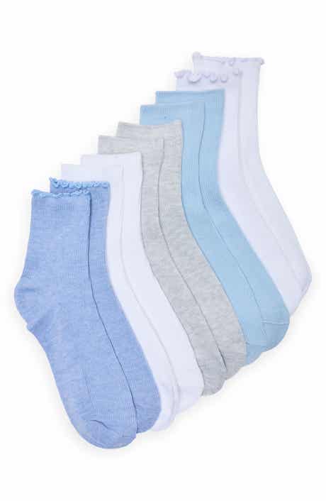 Steve Madden 5-Pack Lettuce Edge Crew Socks