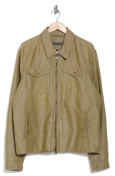 Santiago Cotton & Linen Shirt Jacket (Regular & Big)