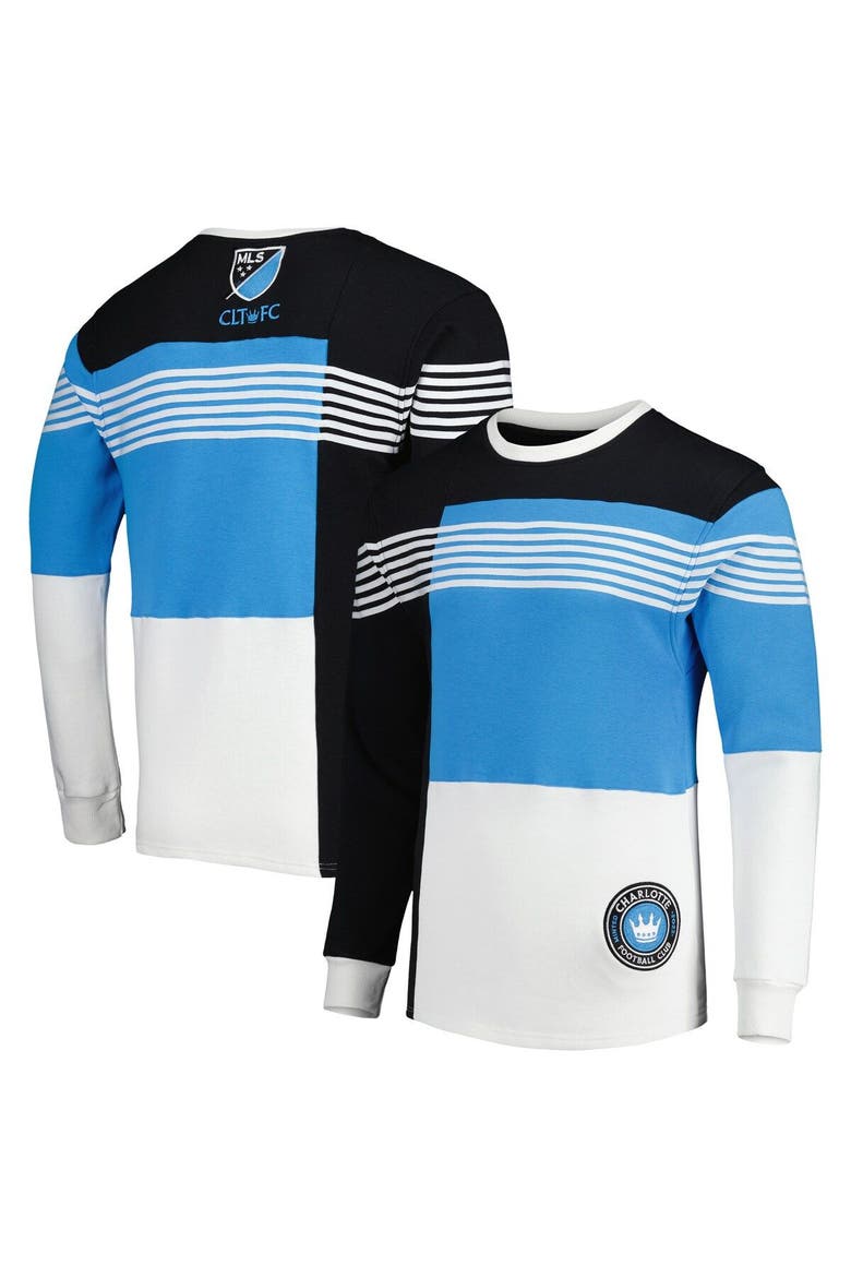 Men's Black Charlotte FC Logo Pullover Sweatshirt, Main, color, Black