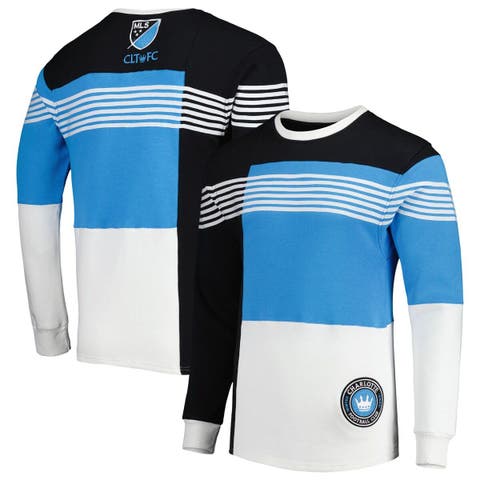 Men's Black Charlotte FC Logo Pullover Sweatshirt