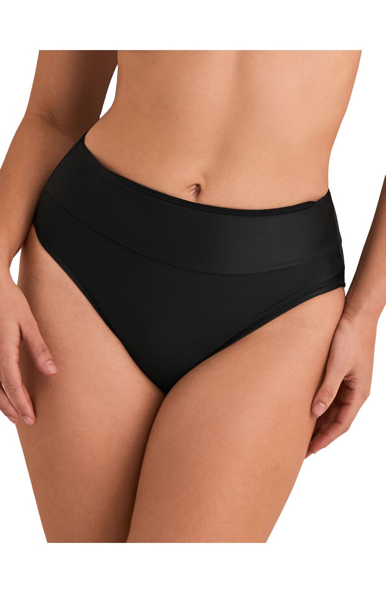 Adore Me Perry Swimwear High Waisted Bottom, Main, color, Black