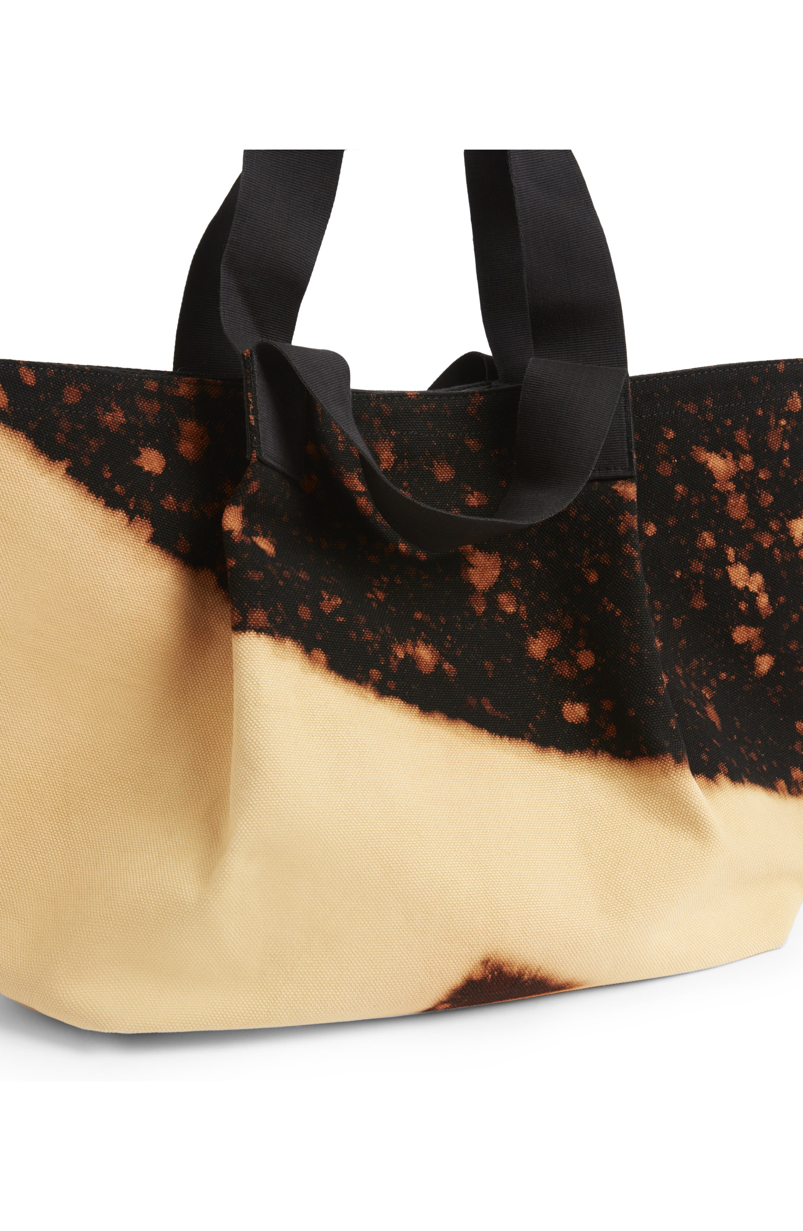 AllSaints Clarendon Bleached Canvas Tote, Alternate, color, 