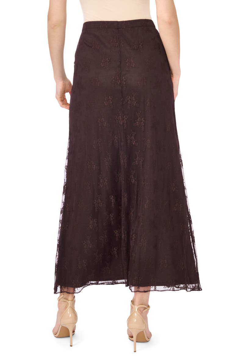 Lace Column Skirt, Alternate, color, DARK CHOCOLATE DELIGHT