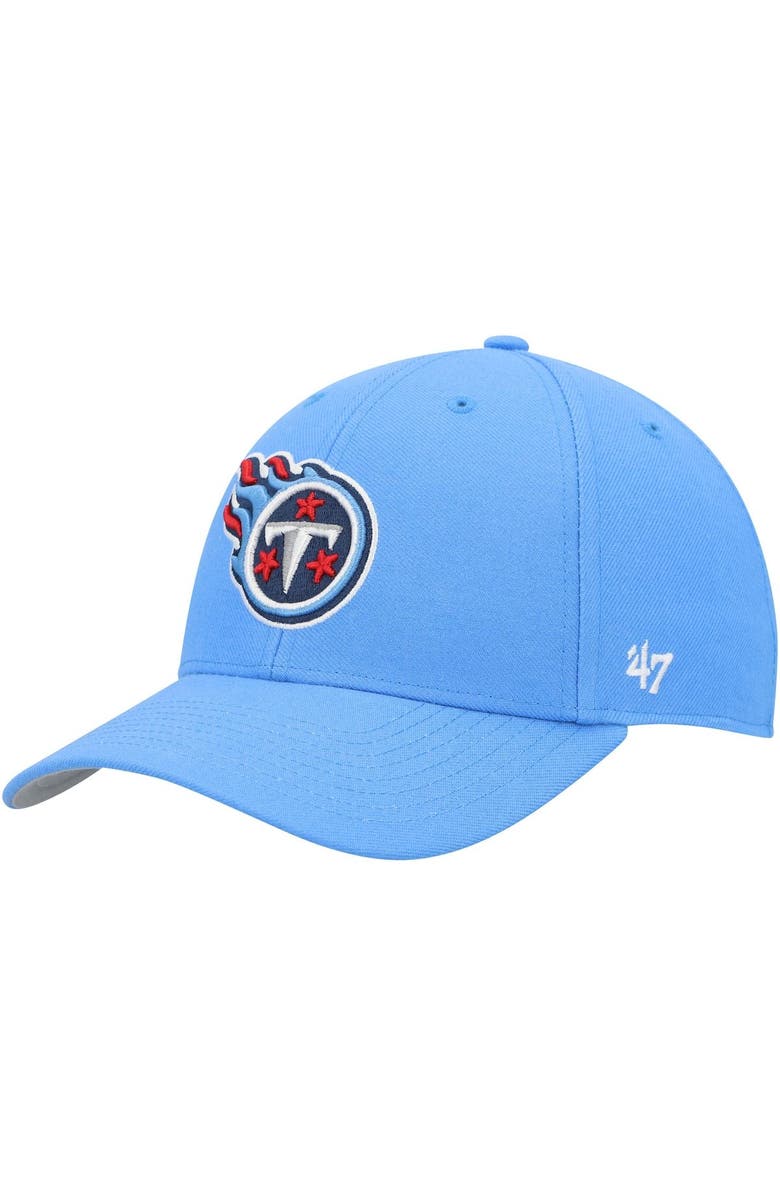 '47 Men's '47 Light Blue Tennessee Titans MVP Adjustable Hat, Main, color, Light Blue