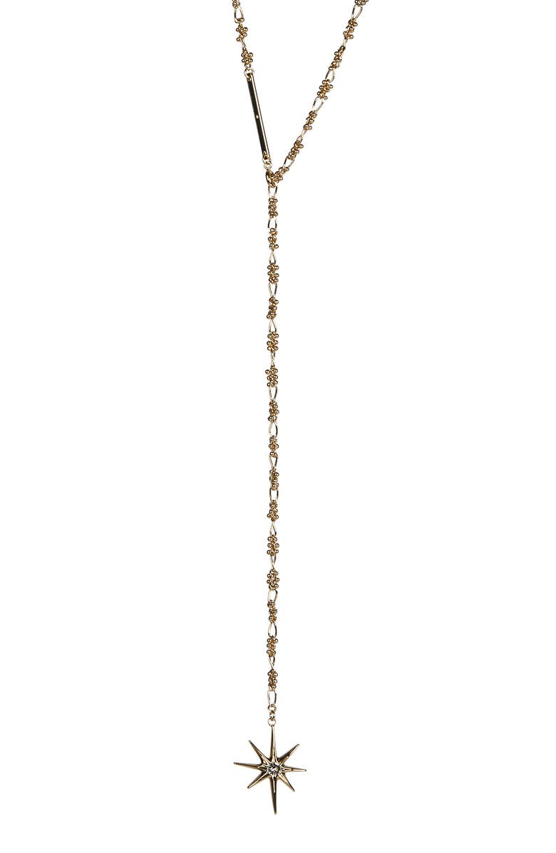 Rebecca Minkoff Star Lariat Necklace, Main, color, 