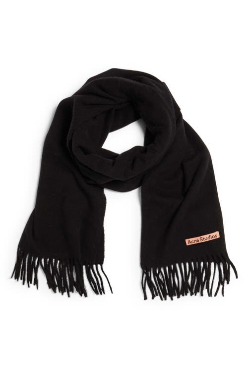 Acne Studios Cashmere Scarf in Black 