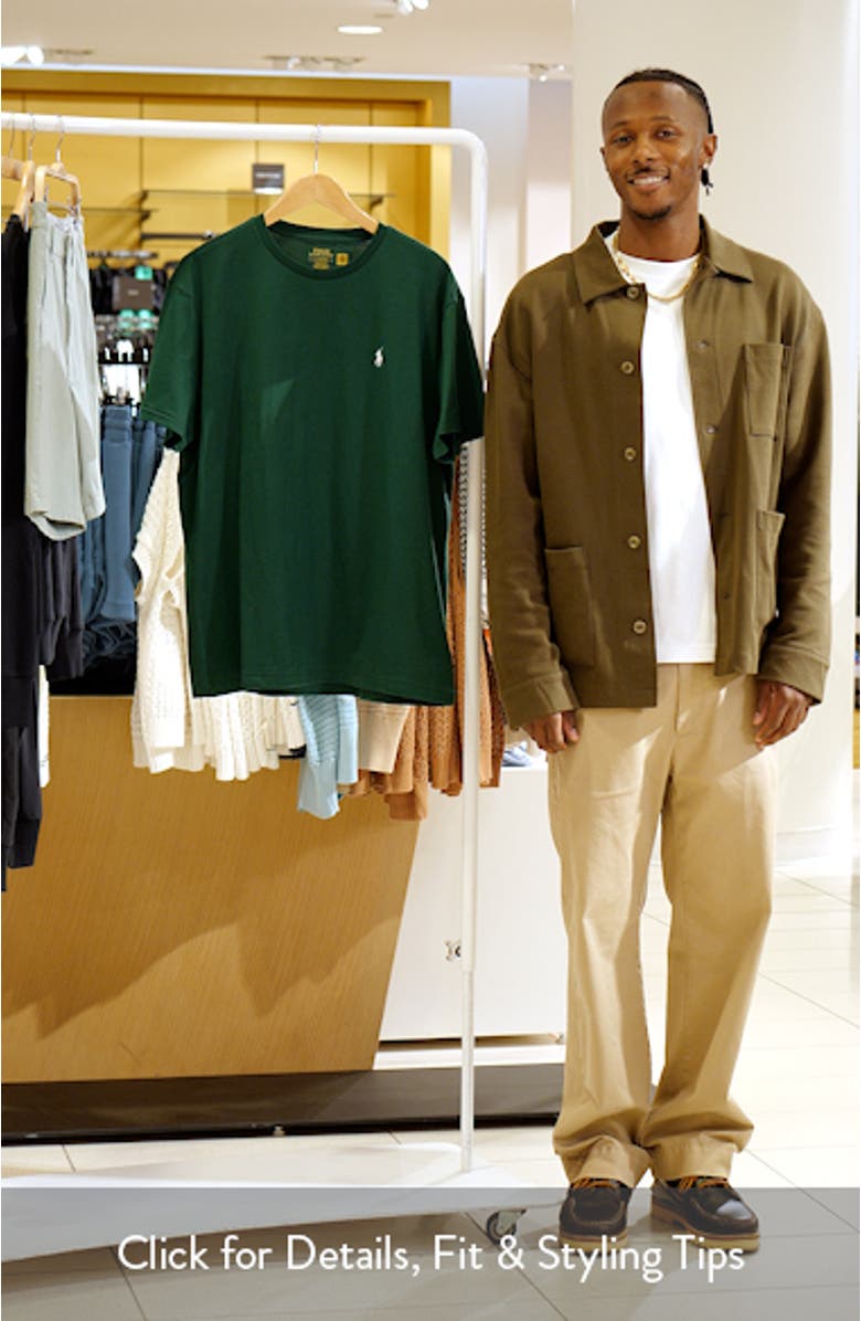 Classic Fit Solid Cotton Jersey T-Shirt, sales video thumbnail