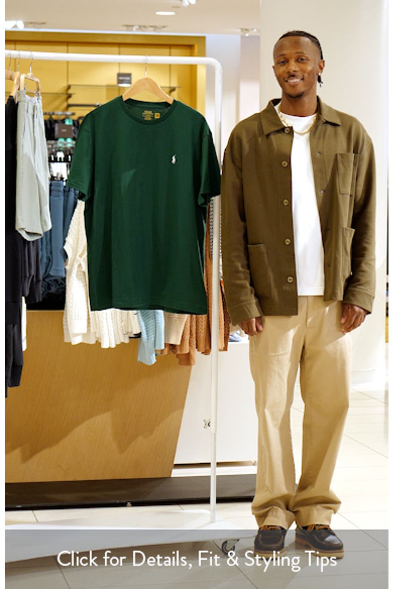 Classic Fit Solid Cotton Jersey T-Shirt video