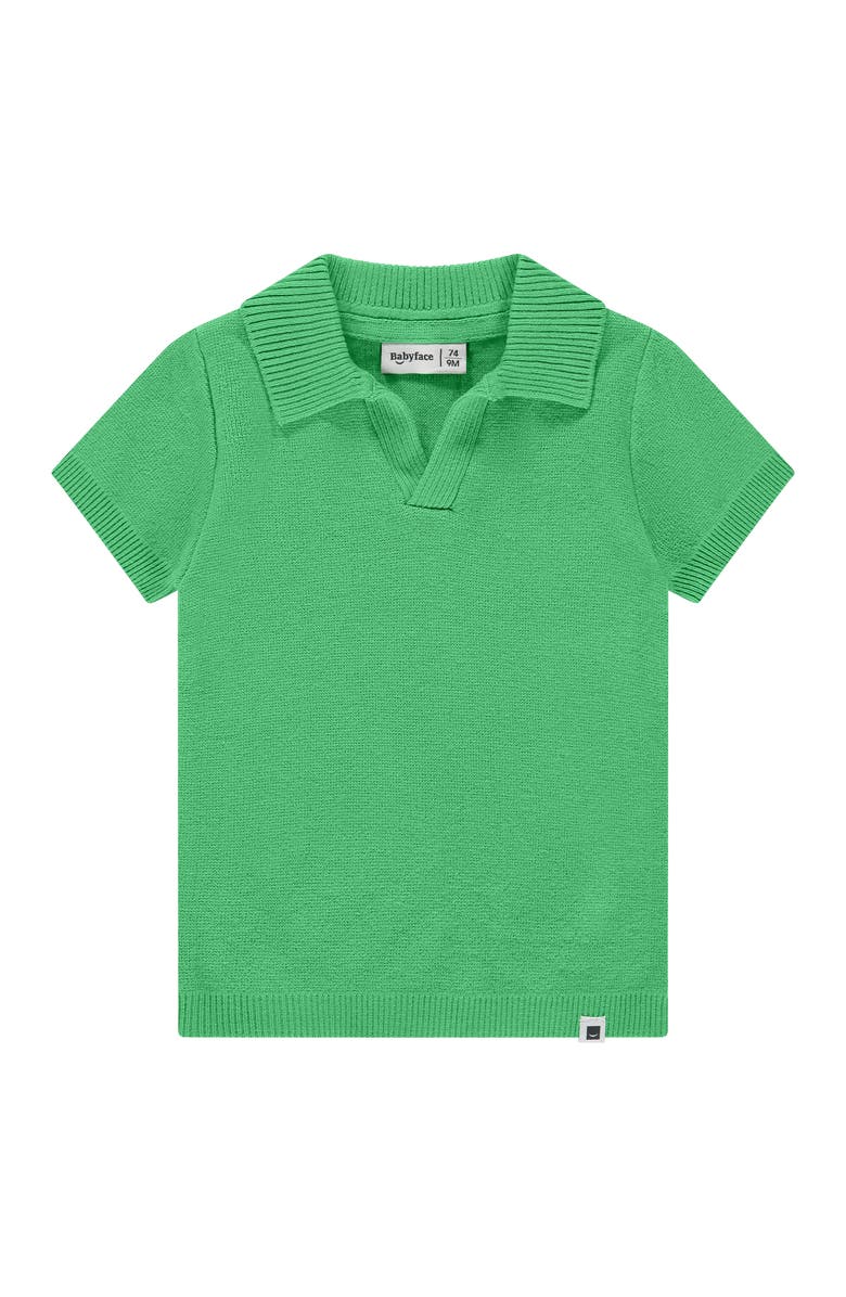 BABYFACE Short Sleeve Polo Top, Main, color, Frog