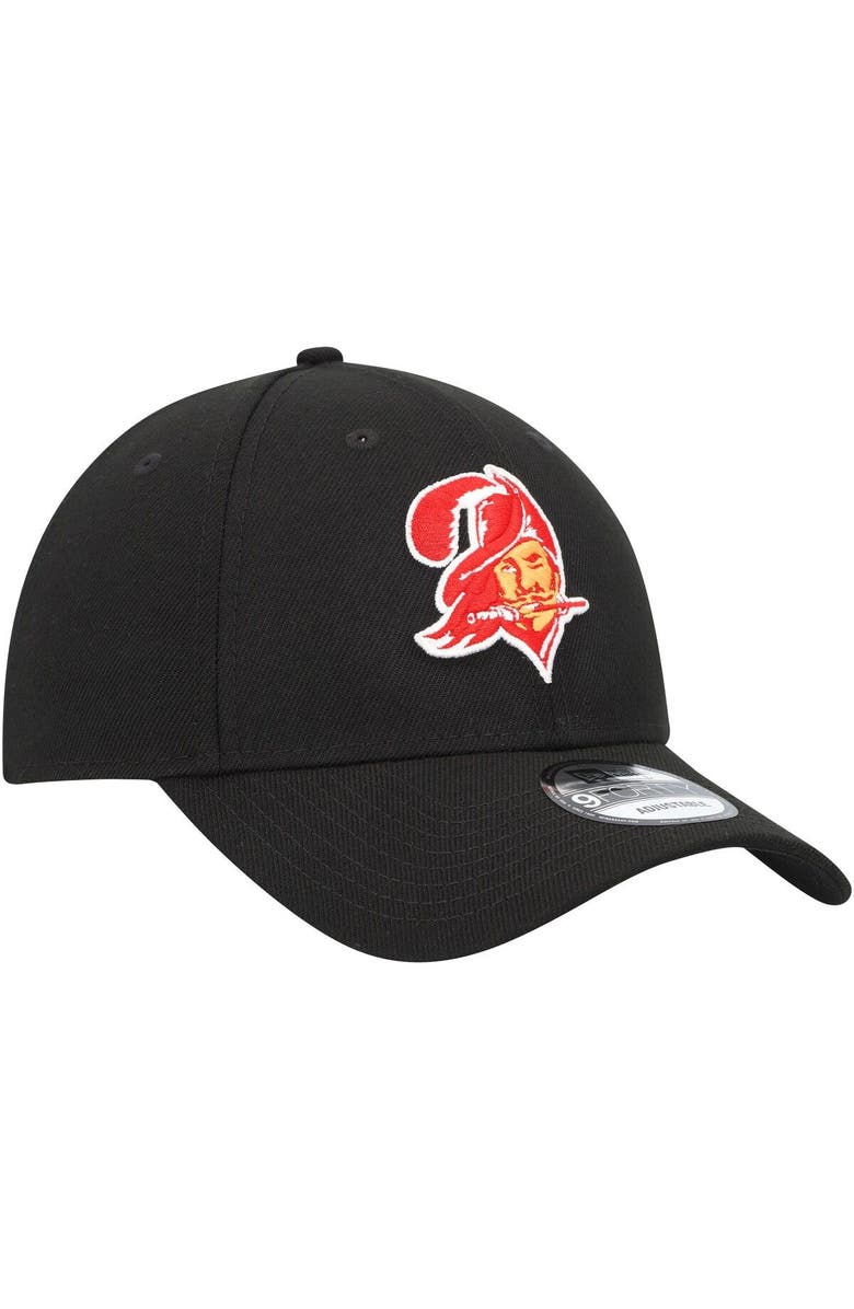 New Era Men's New Era Black Tampa Bay Buccaneers Throwback The League 9FORTY Adjustable Hat, Alternate, color, 