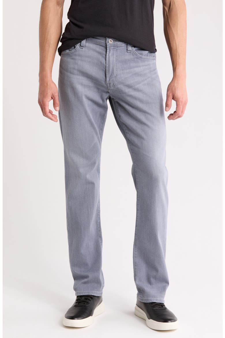 Everett Slim Straight Jeans, Main, color, CANYON SMOKE