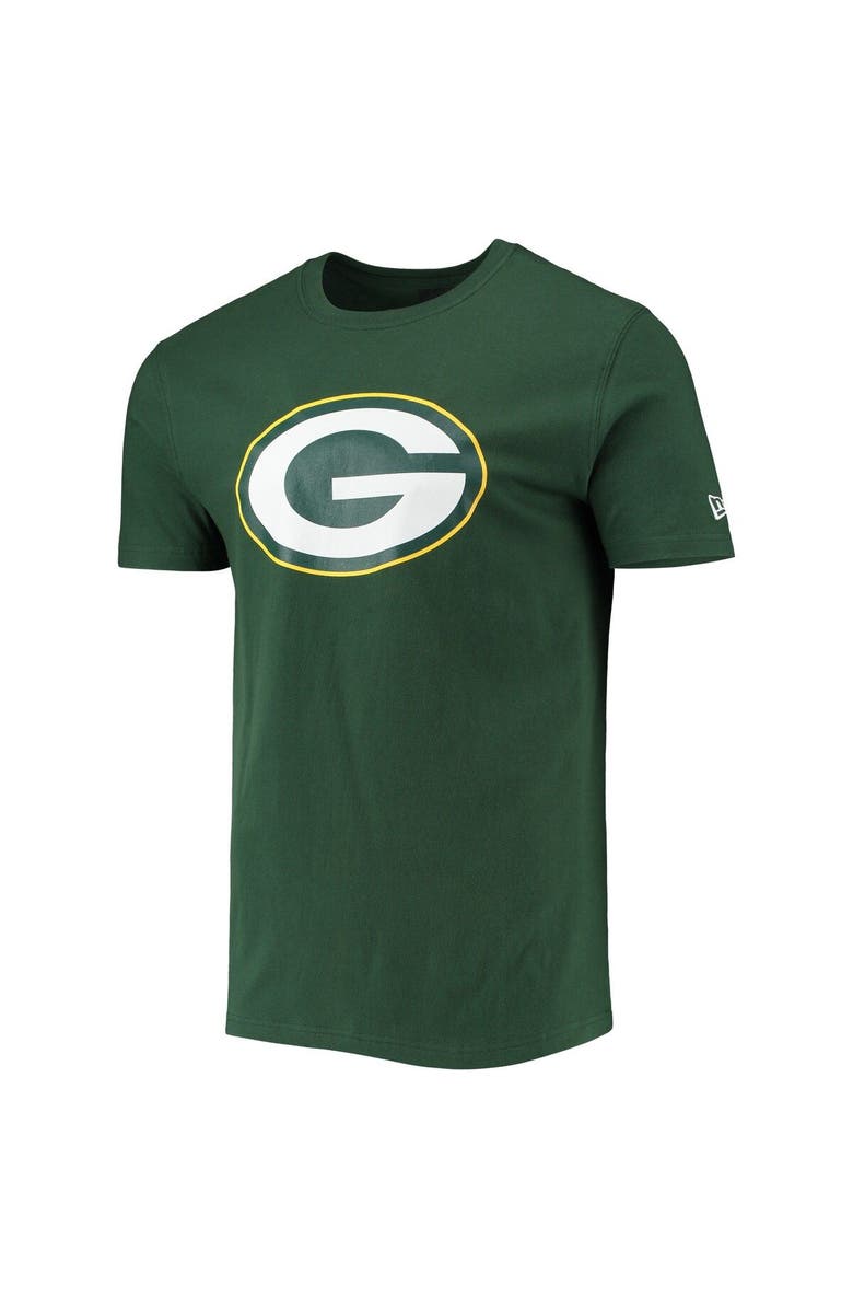 New Era Men's New Era Green Green Bay Packers Patch Up Collection Super Bowl XXXI T-Shirt, Alternate, color, 