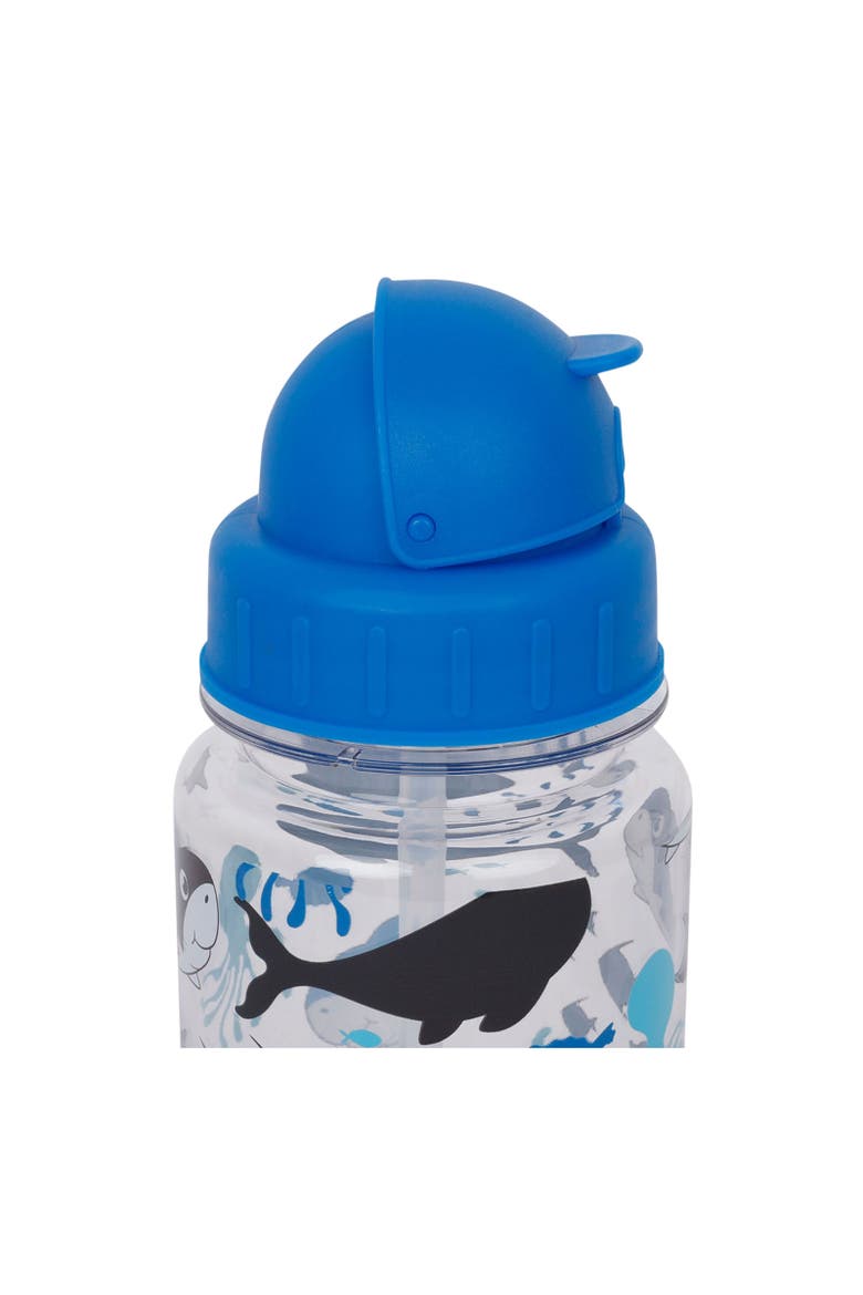 Bubbles The Shark Tritan 11.8floz Water Bottle, Alternate, color, Hawaiian Blue