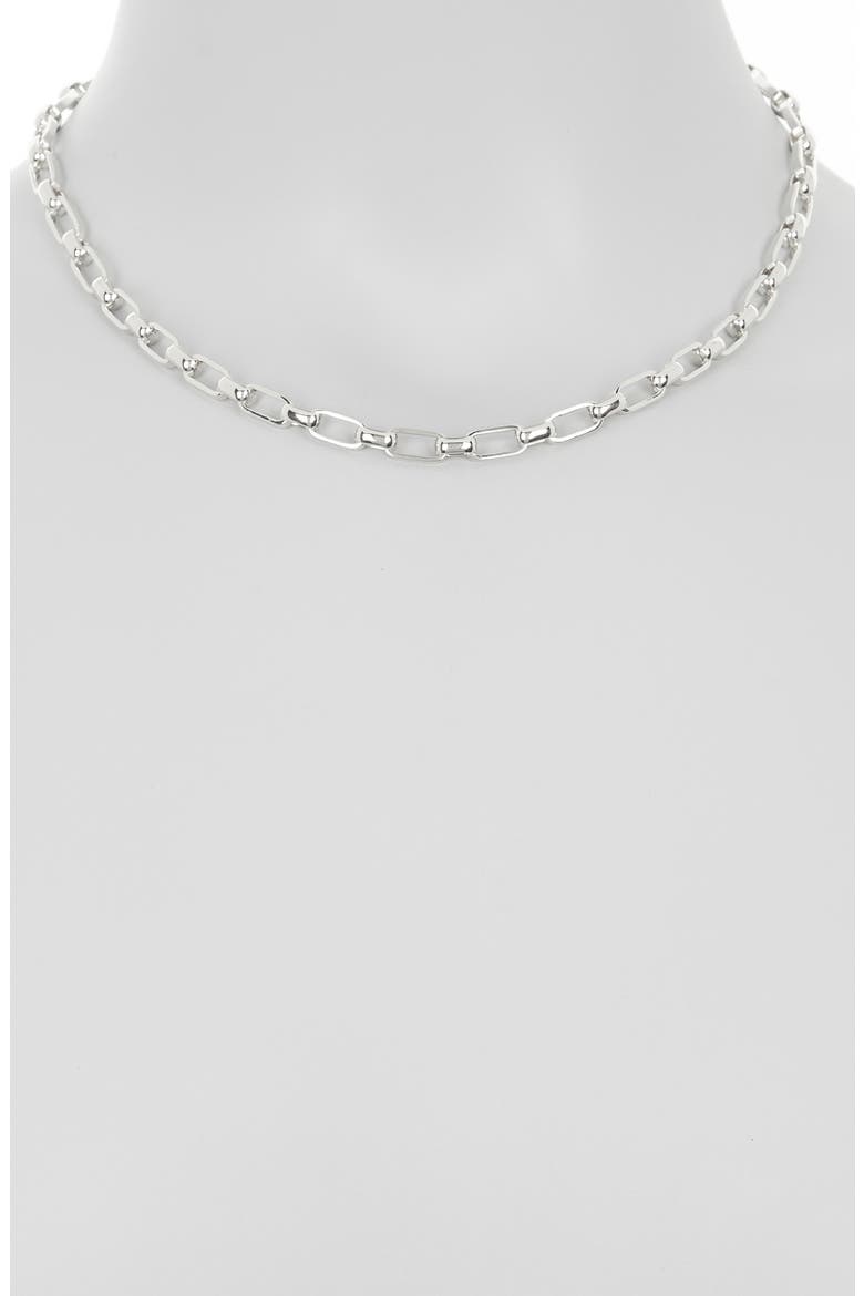 Elara Chain Necklace, Alternate, color, SILVER
