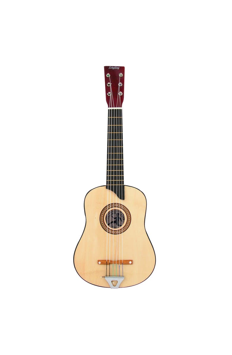 Schylling 6 String Acoustic Guitar Toy, Main, color, Multicolored