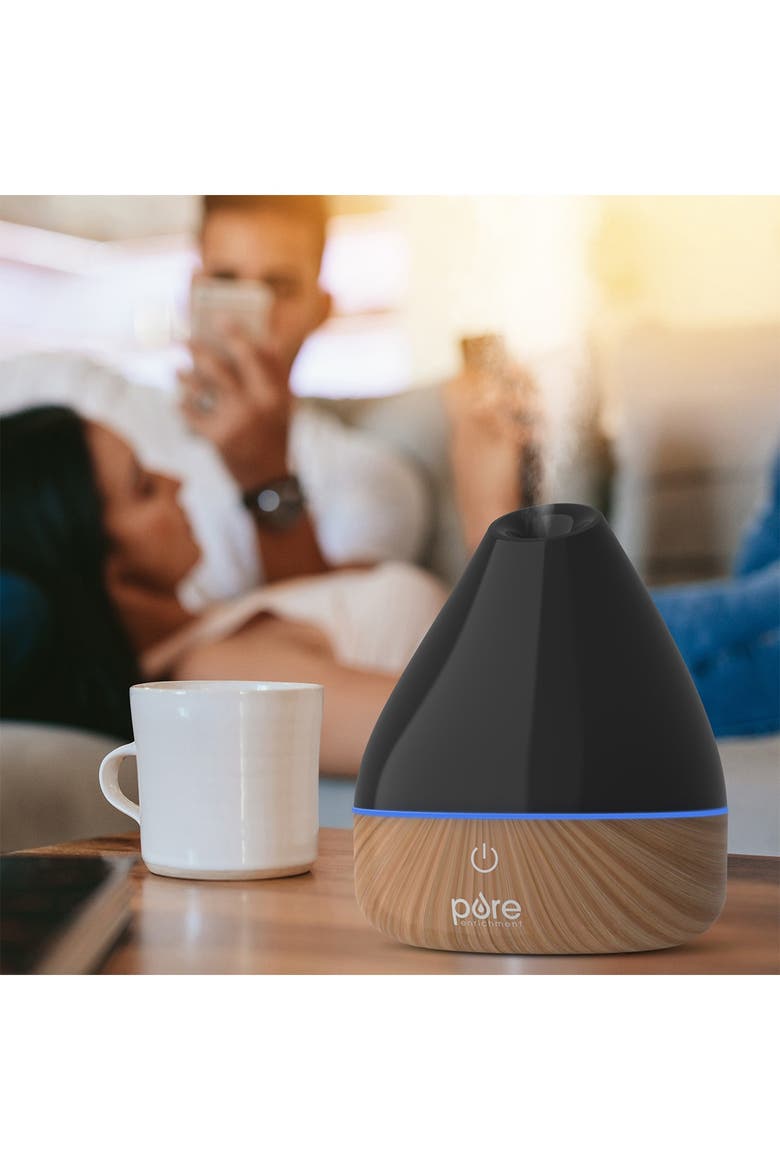 PureSpa Natural Essential Oil Diffuser - Black, Alternate, color, NONE
