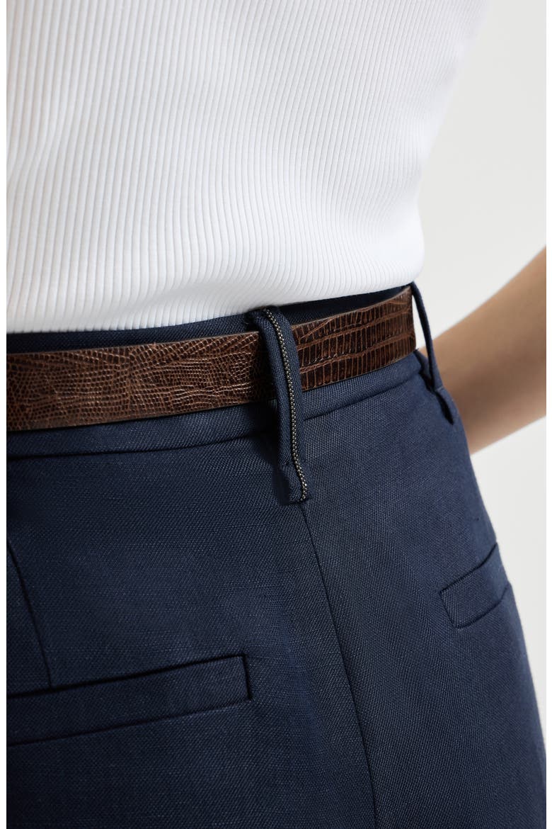 Square cigarette trousers, Alternate, color, Blue