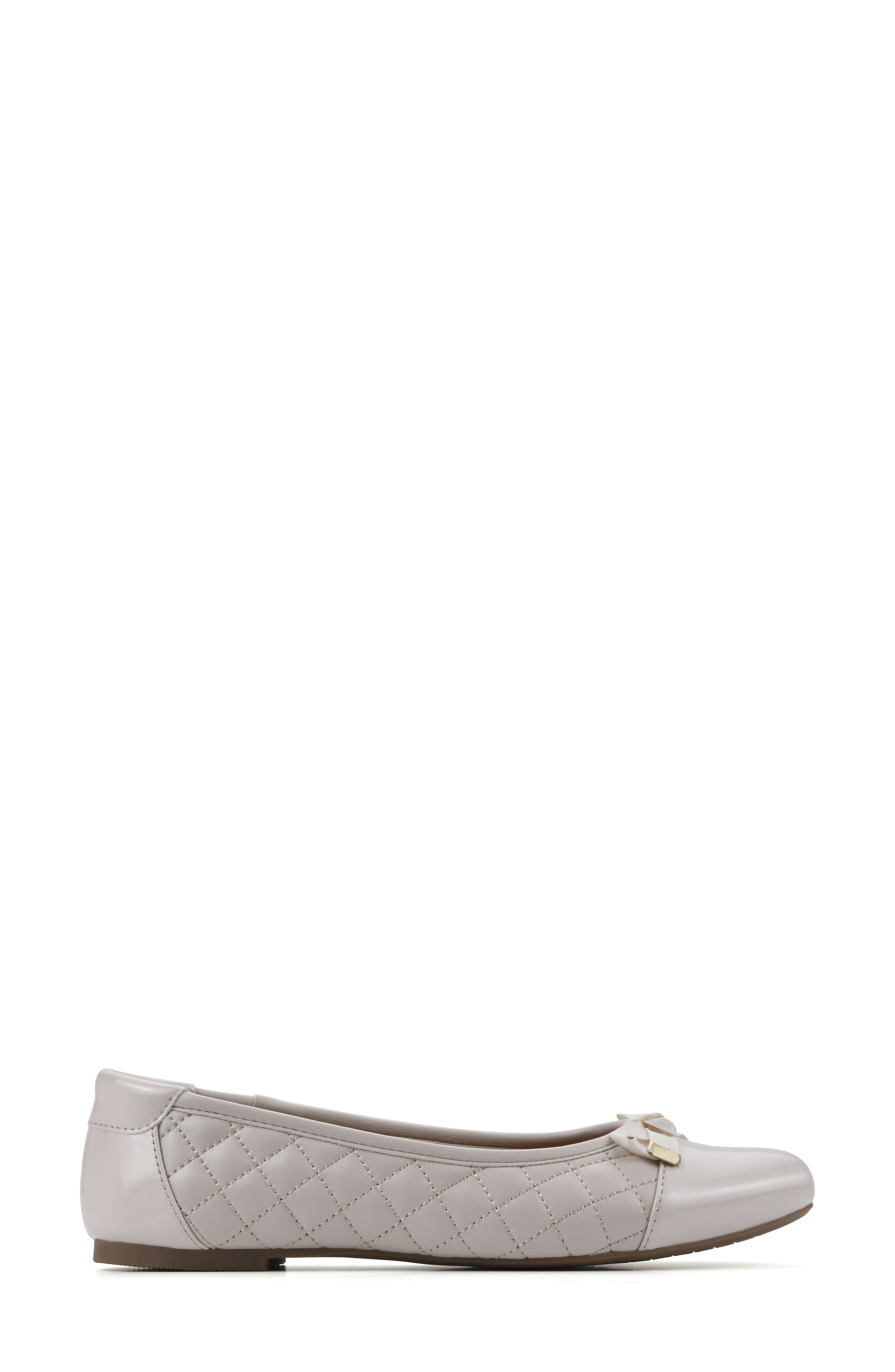 Seaglass Quilted Ballet Flat, Alternate, color, EGGSHELL/ SMOOTH