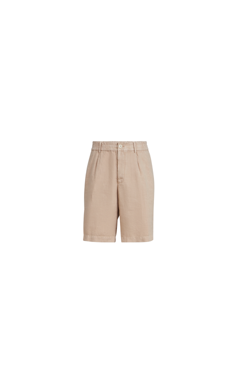Linen Bermuda shorts