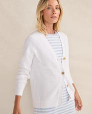 Haven Well Within Organic Cotton Shaker Stitch Cardigan