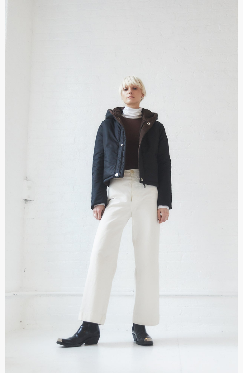 CAALO Reversible Sustainable Down Coat, Alternate, color, Dark Brown