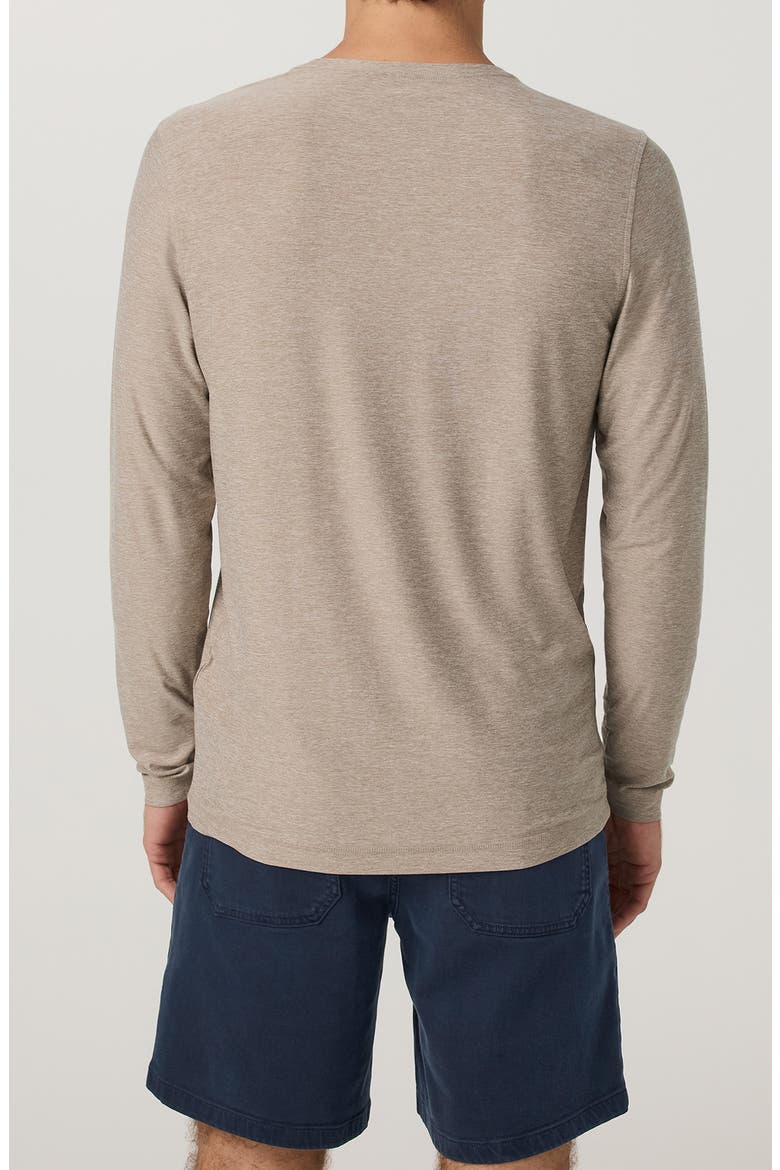 Long Sleeve Strato Tech Tee, Alternate, color, ACORN HEATHER