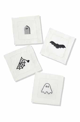 Tiramisu Set of 4 Embroidered Coasters