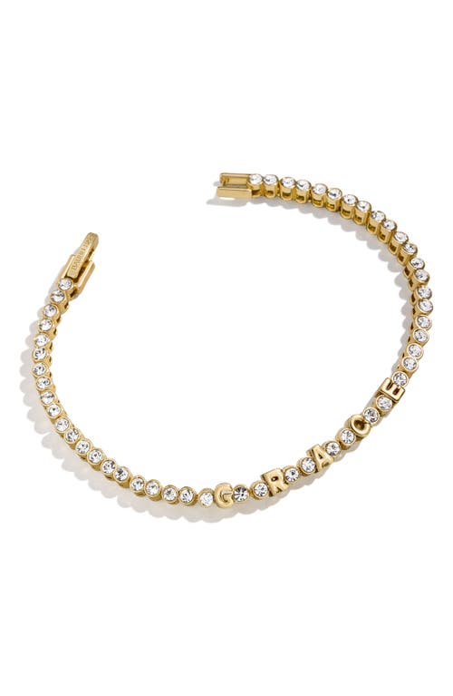 Baublebar Amalie Custom Tennis Bracelet In Clear
