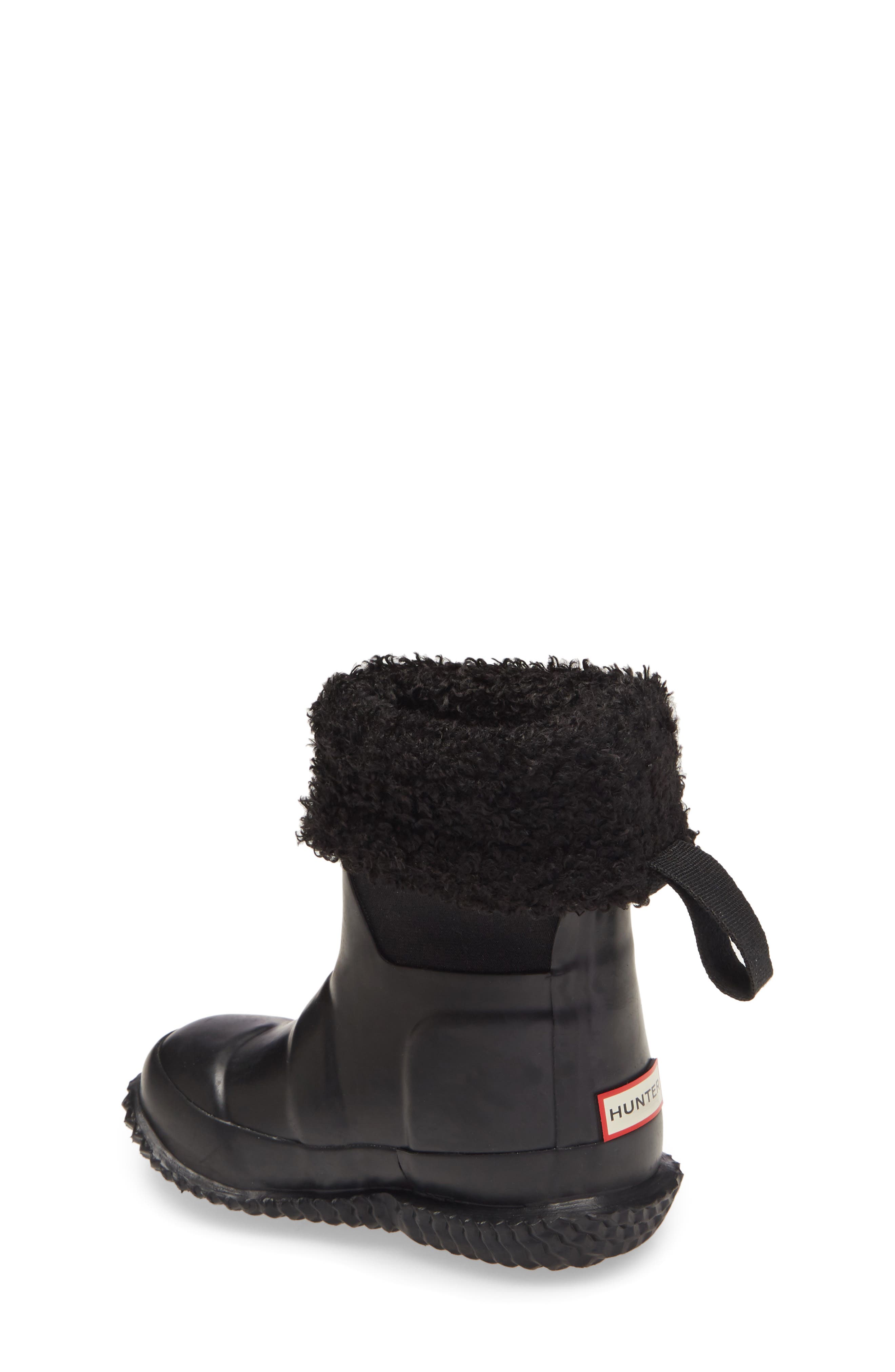 Hunter Original Faux Shearling Lined Boot, Alternate, color, 