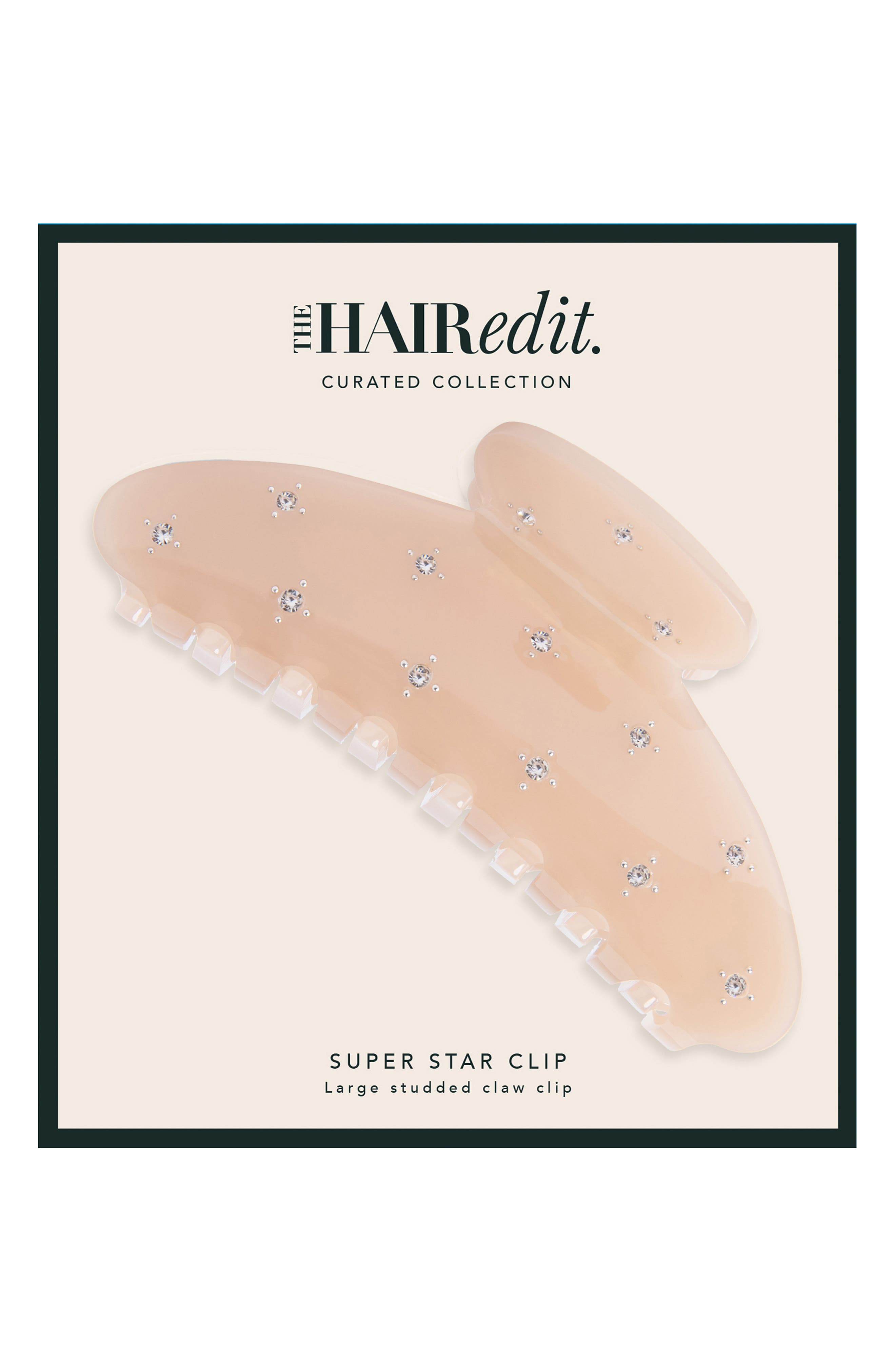 The Hair Edit Superstar Claw Clip In Transparent