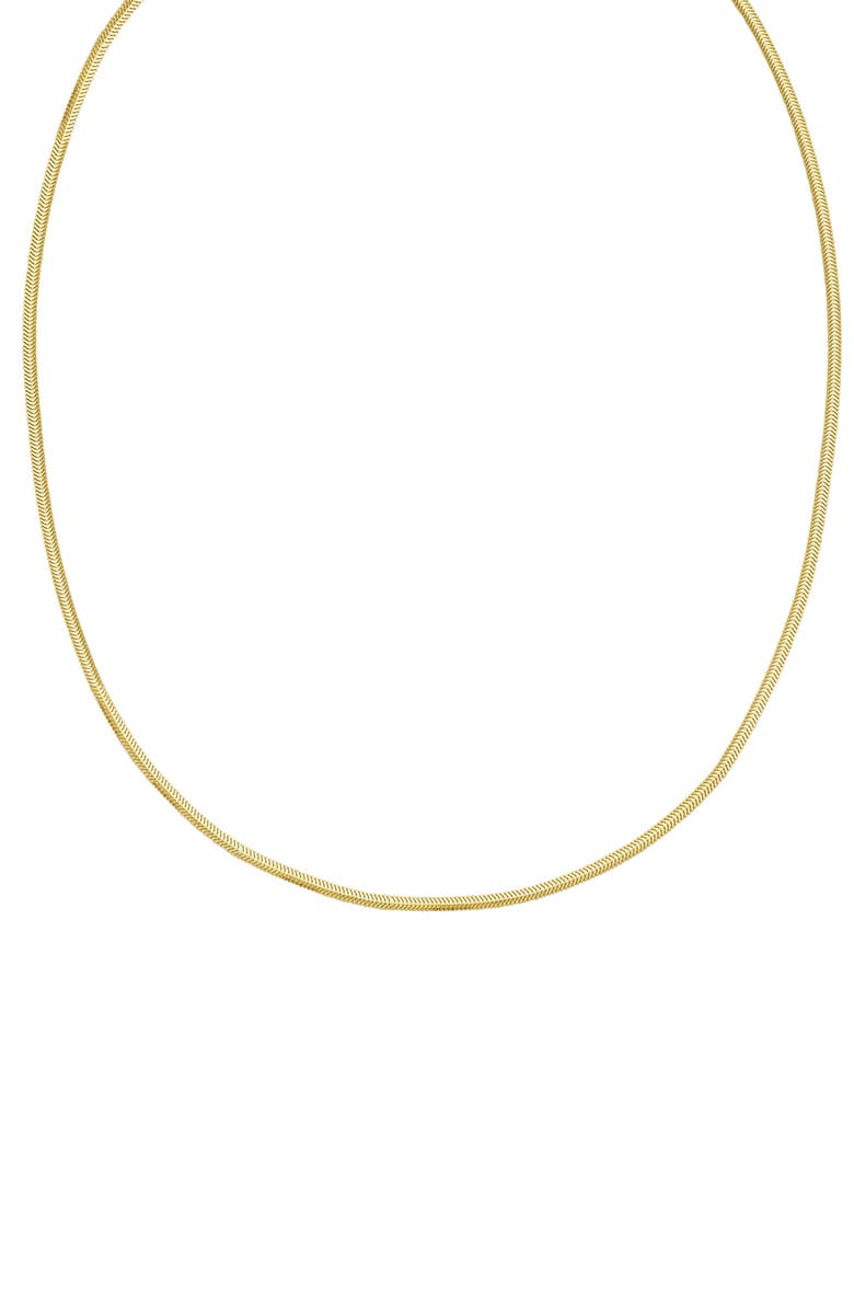 Queen Jewels Snake Chain Necklace, Main, color, Gold