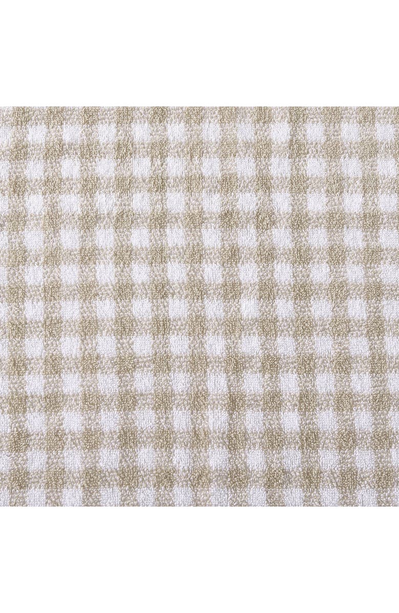 Laura Ashley Ginny 3-Piece Cotton Towel Set, Alternate, color, Tan/ White