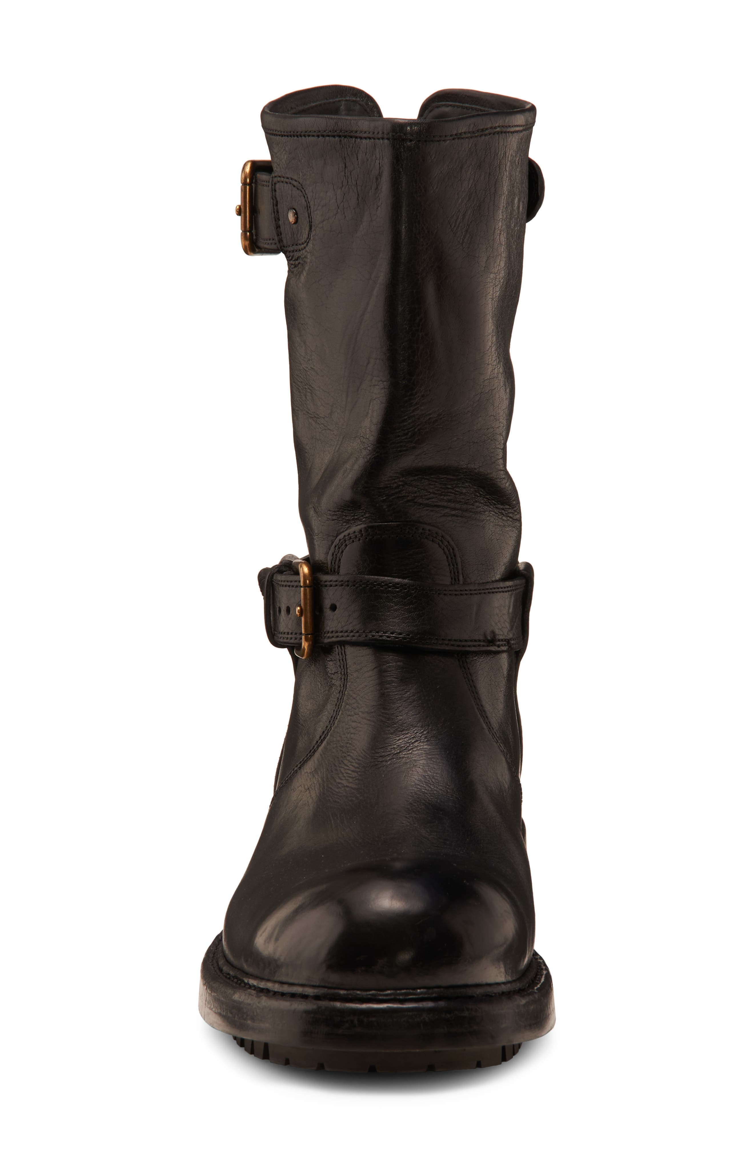 Dolce&Gabbana Bernini Biker Boot, Alternate, color, Black