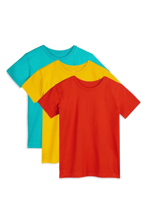 Organic Cotton Kids Short Sleeve T-Shirt 3-pack