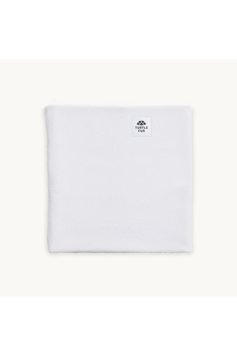 Double-Layer Fleece Neck Warmer, Main, color, White