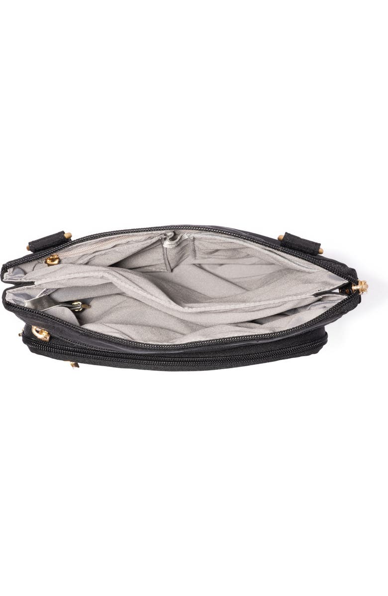 BAGGALLINI Out And About Crossbody Bag, Alternate, color, Black With Gold Hardware