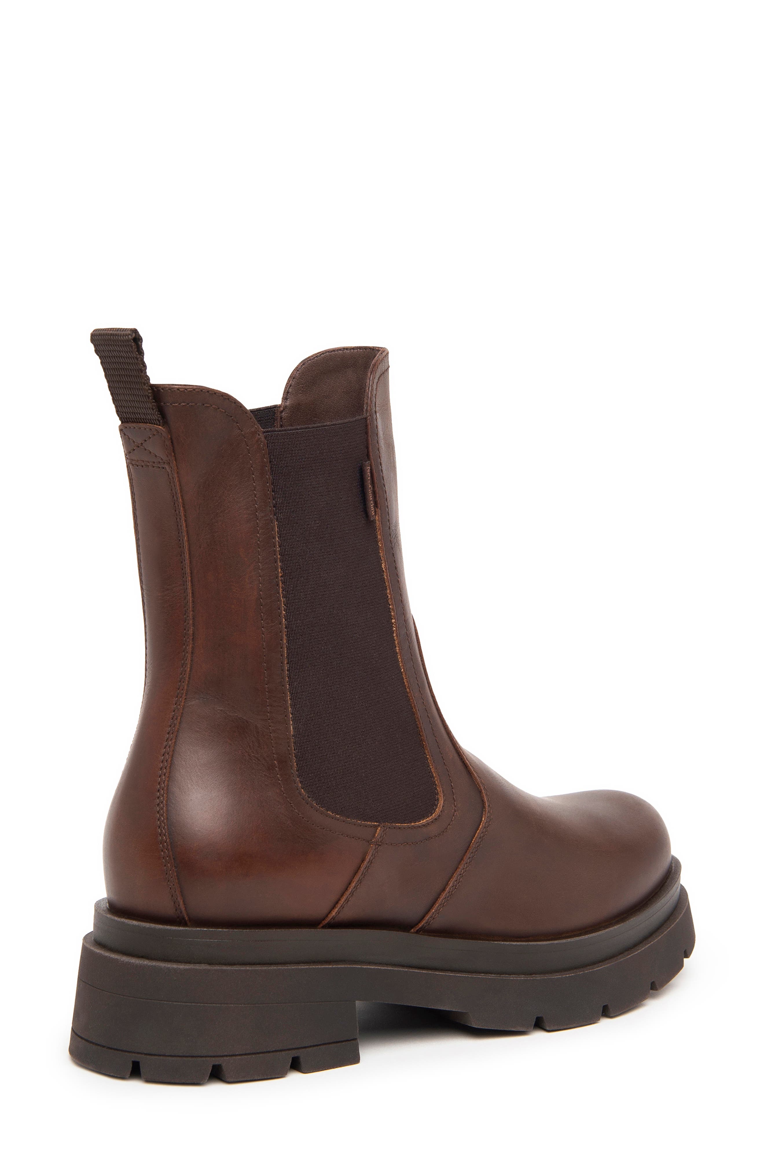 NeroGiardini Lug Sole Chelsea Boot, Alternate, color, Brown