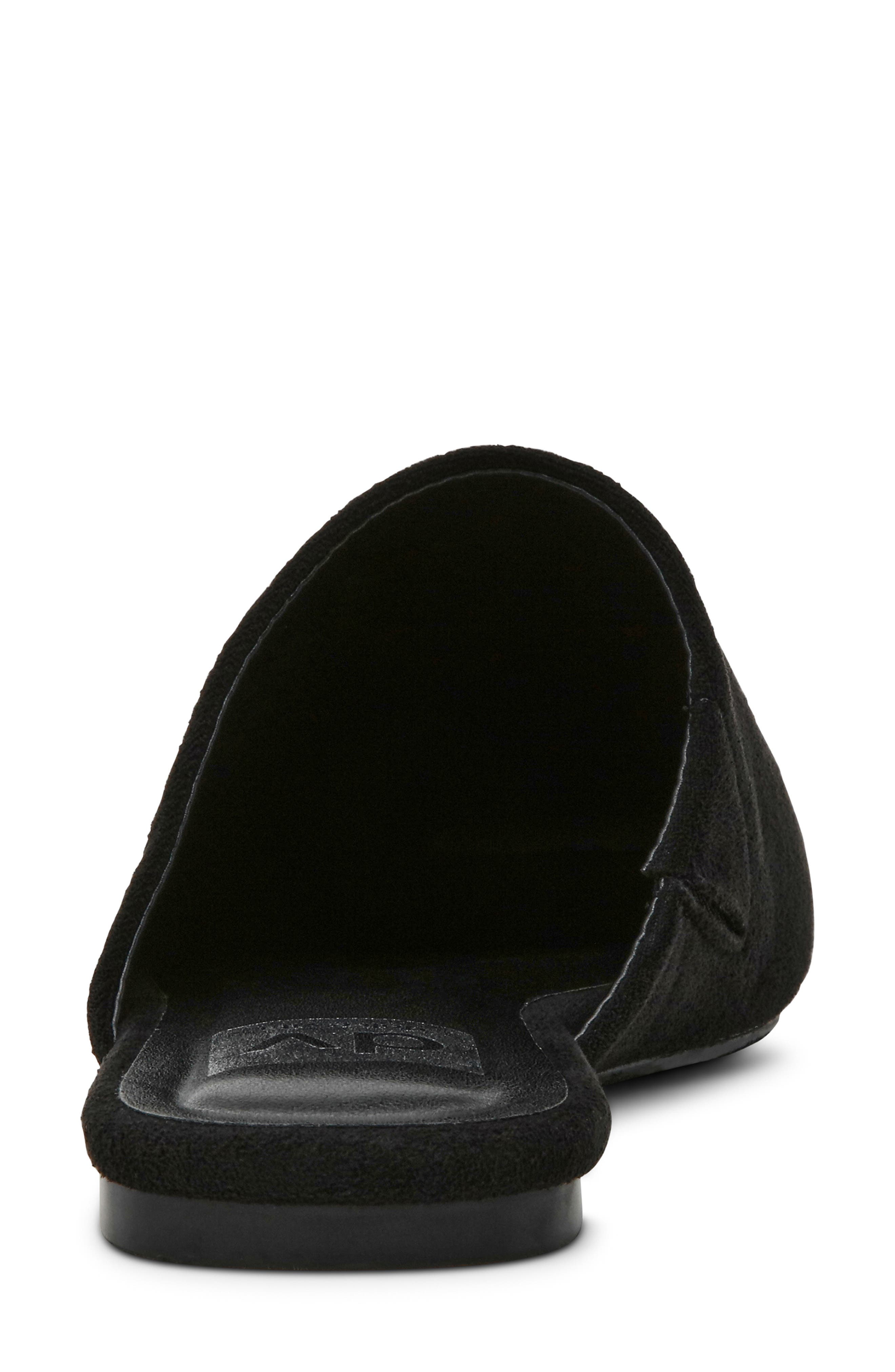 Felicia Mule, Alternate, color, BLACK FAUX SUEDE