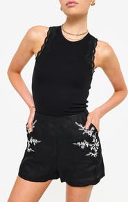 CAMI NYC Rian Lace Rib Tank