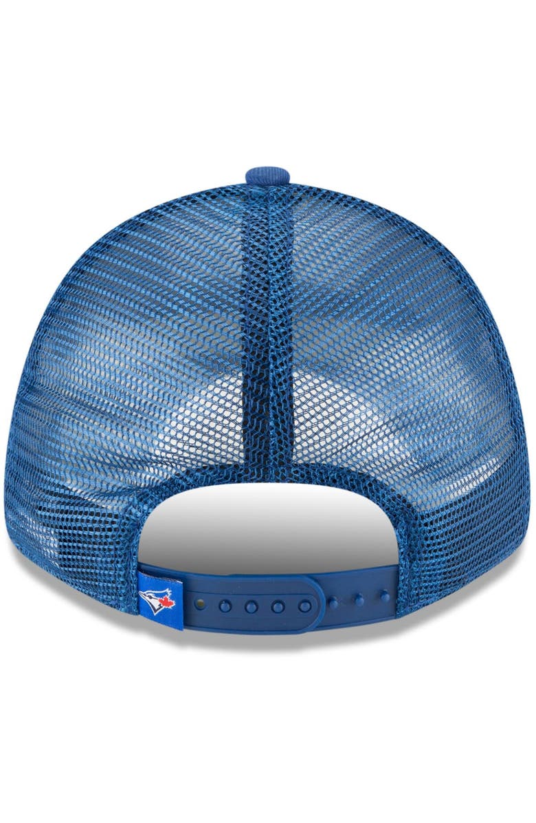 New Era Men's New Era Royal Toronto Blue Jays Trucker 9FORTY Adjustable Snapback Hat, Alternate, color, 