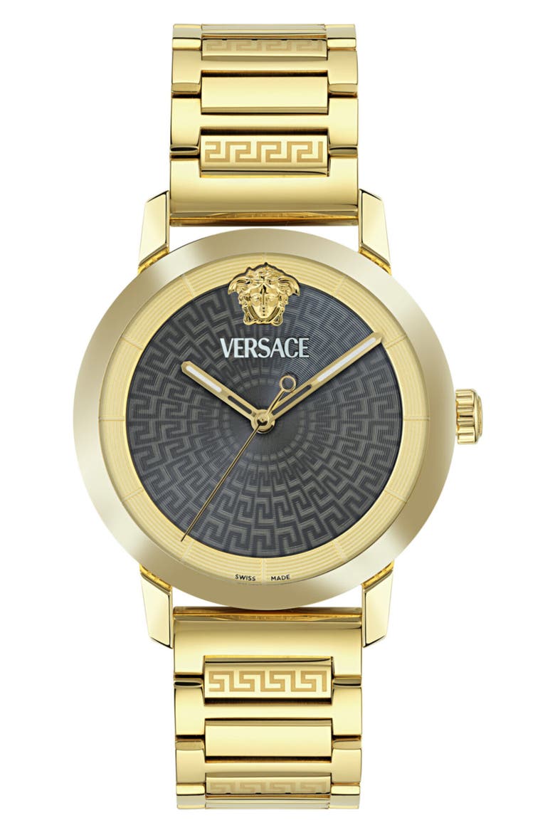V-Helix Bracelet Watch, 40mm, Main, color, IP YELLOW GOLD
