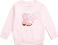 Sweet Wink Bandana Cowgirl Patch Western Sweatshirt