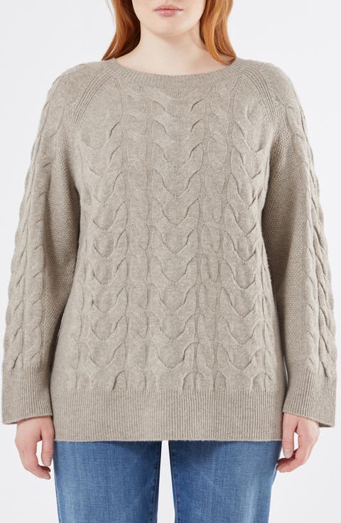 Amato Virgin Wool & Cashmere Sweater (Plus)