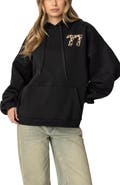 EDIKTED Leopard 77 Oversize Hoodie