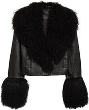 Stand Studio Mim Lambskin
Genuine Shearling Jacket