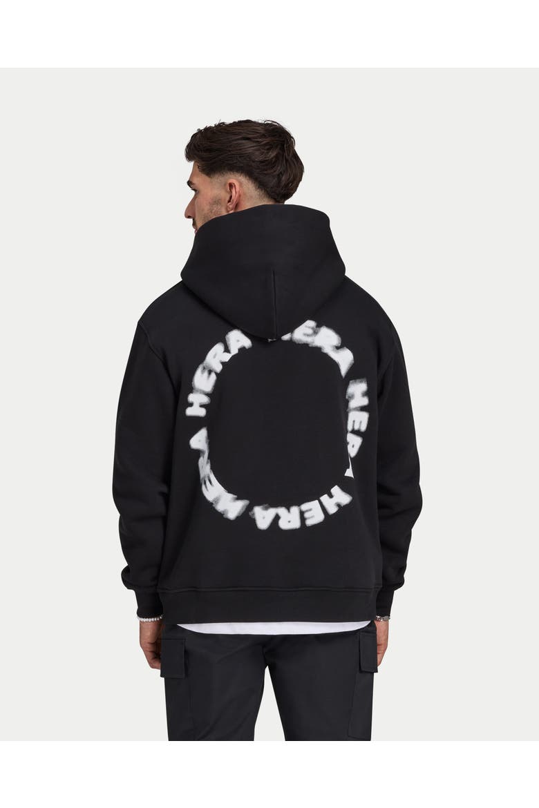 Motion Long Sleeve Oversized Hoodie, Alternate, color, Black